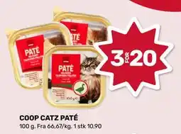 Matkroken COOP CATZ PATÉ tilbud