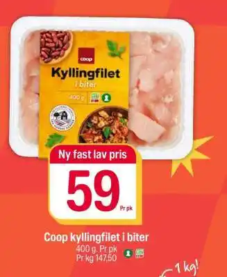 Coop Extra Coop kyllingfilet i biter tilbud