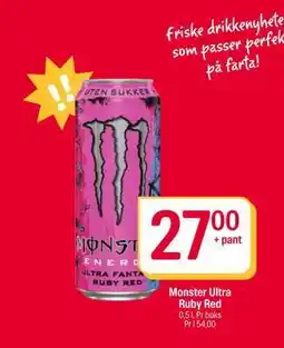 Coop Extra Monster Ultra Ruby Red tilbud