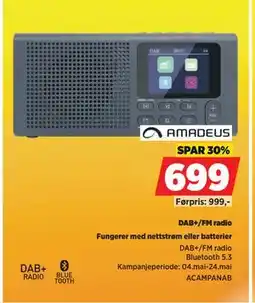 POWER DAB+/FM radio tilbud