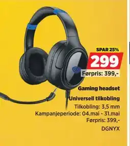 POWER Gaming headset tilbud