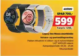 POWER Legacy One fitness smartklokke tilbud
