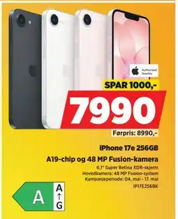 POWER iPhone 17e 256GB tilbud