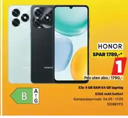 POWER X5c 4 GB RAM 64 GB lagring tilbud