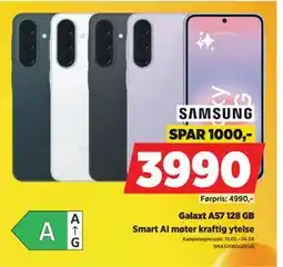 POWER Galaxt A57 128 GB tilbud