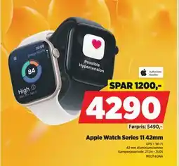 POWER Apple Watch Series 11 42mm tilbud