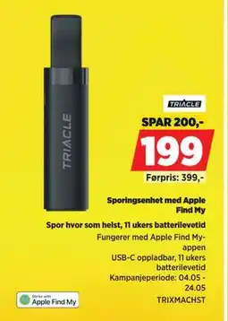 POWER Sporingsenhet med Apple Find My tilbud