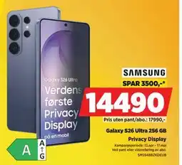 POWER Galaxy S26 Ultra 256 GB tilbud