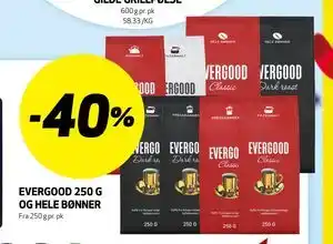 EVERGOOD 250 G OG HELE BØNNER