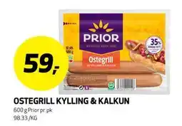 Bunnpris Ostegrill AV KYLLING & KALKUN tilbud