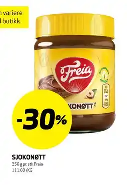 Bunnpris SJOKONØTT tilbud