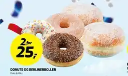 Bunnpris DONUTS OG BERLINERBOLLER tilbud