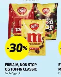 Bunnpris FREIA M, NON STOP OG TOFFIN CLASSIC tilbud