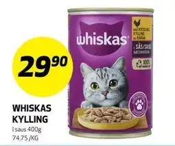 Bunnpris WHISKAS KYLLING tilbud