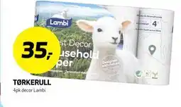 Bunnpris TØRKERULL tilbud