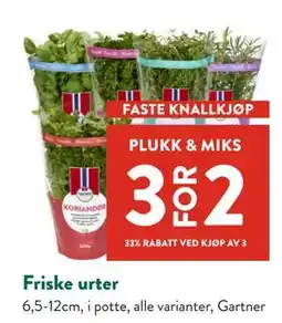 Jacobs Friske urter tilbud