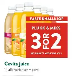 Jacobs Cevita juice tilbud