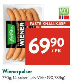 Jacobs Wienerpølser tilbud