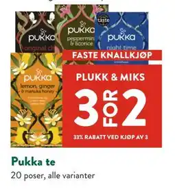 Jacobs Pukka te tilbud