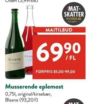 Jacobs Musserende eplemost tilbud