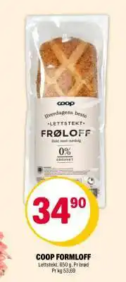 Coop Extra COOP FORMLOFF tilbud