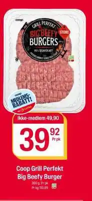 Coop Extra Coop Grill Perfekt big beefy burger tilbud