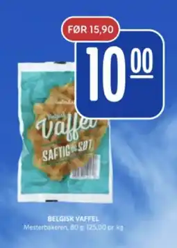 Rema 1000 MESTERBAKEREN Belgisk vaffel tilbud