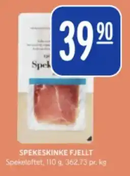 Rema 1000 SPEKELOFTET Spekeskinke fjellt tilbud