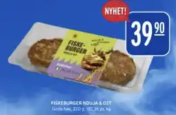 Rema 1000 GODE HAV Fiskeburger nduja & ost tilbud