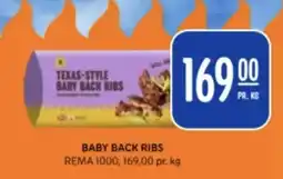 Rema 1000 REMA 1000 Baby back ribs tilbud