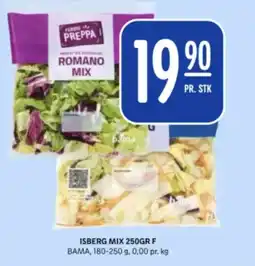 Rema 1000 BAMA Isberg mix 250gr f tilbud