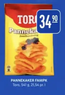 Rema 1000 TORO Pannekaker fampk tilbud