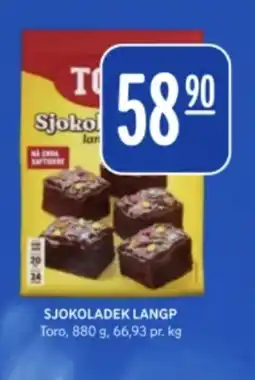 Rema 1000 TORO Sjokoladek langp tilbud