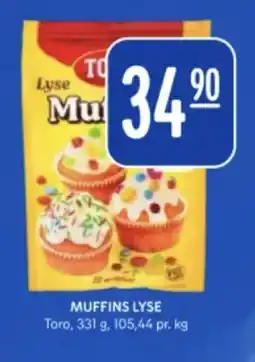 Rema 1000 TORO Muffins lyse tilbud