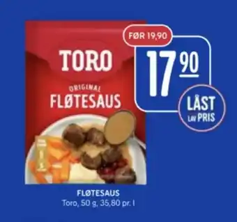 Rema 1000 TORO Fløtesaus tilbud
