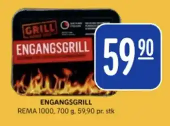 Rema 1000 REMA 1000 Engangsgrill tilbud