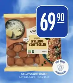 Rema 1000 SOLVINGE Kyllingkjøttboller tilbud
