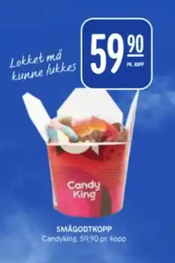 Rema 1000 CANDYKING Smågodtkopp tilbud