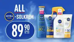 Rema 1000 All nivea sun -solkrem tilbud