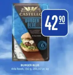 Rema 1000 ARLA FOODS Burger blue tilbud