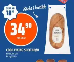 Coop Obs COOP Viking speltbrød tilbud