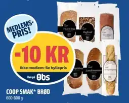 Coop Obs COOP Smak brød tilbud