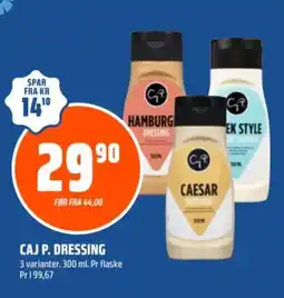 Coop Obs CAJ P. Dressing tilbud
