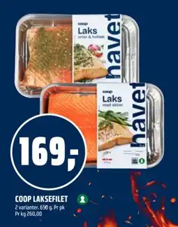 Coop Obs COOP Laksefilet tilbud