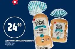 Coop Obs COOP Prime burger/pølsebrød tilbud