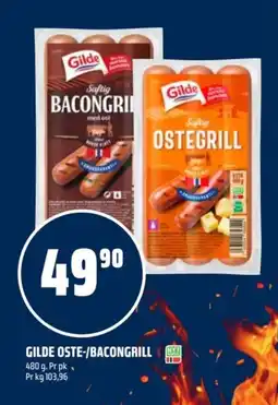 Coop Obs GILDE Oste-/bacongrill tilbud