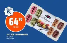 Coop Obs JUST FOR YOU Makroner tilbud