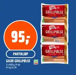 Coop Obs GILDE Grillpølse tilbud