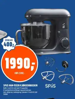Coop Obs SPiiS HAN-1552N KJØKKENMASKIN tilbud