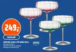 Coop Obs Cocktail glass 2 pk sonja 30 cl tilbud